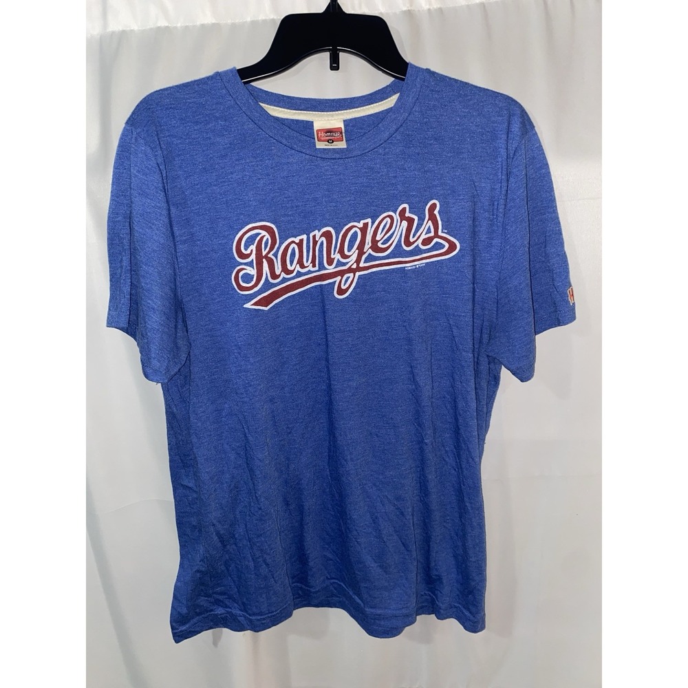 Homage Texas Rangers Baseball T Shirt Medium‎